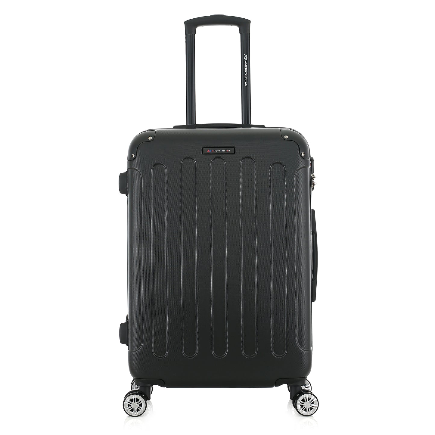 Valise noire de notre collection American Star Miami, taille M de face
