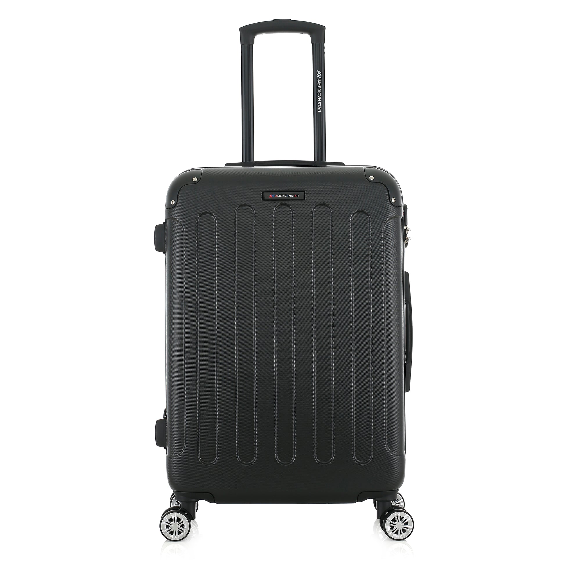 Valise noire de notre collection American Star Miami, taille M de face
