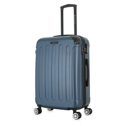 Valise bleue de notre collection American Star Miami, taille M de 3/4