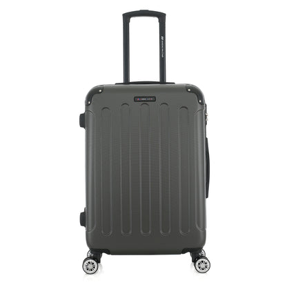 Valise grise de notre collection American Star Miami, taille M de face