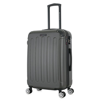 Valise grise de notre collection American Star Miami, taille M de 3/4
