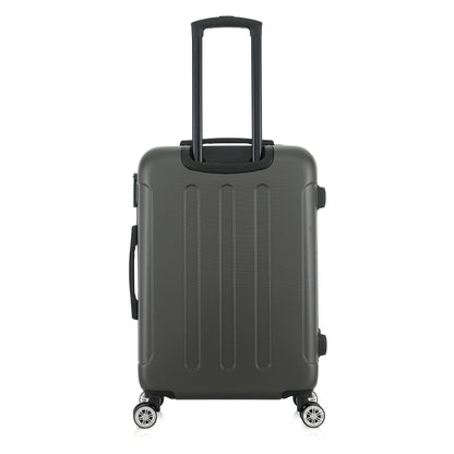 Valise grise de notre collection American Star Miami, taille M de dos