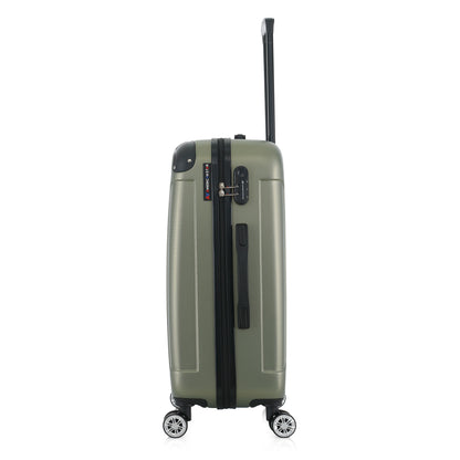 Valise kaki de notre collection American Star Miami, taille M de côté