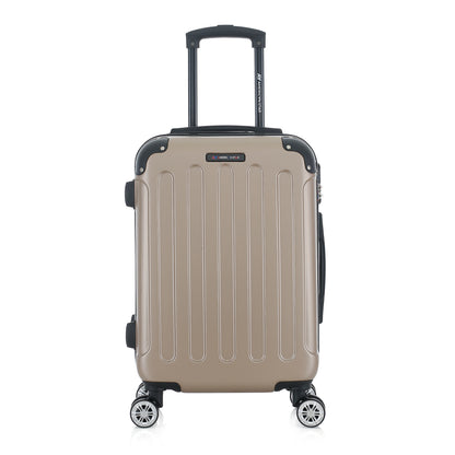 Valise beige de notre collection American Star Miami, taille S de face
