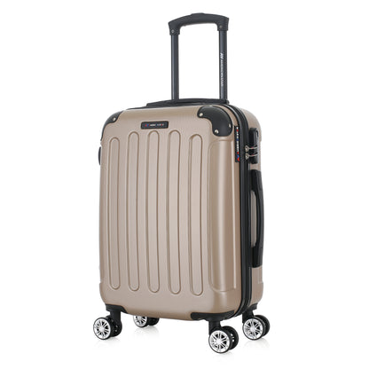 Valise beige de notre collection American Star Miami, taille S de 3/4