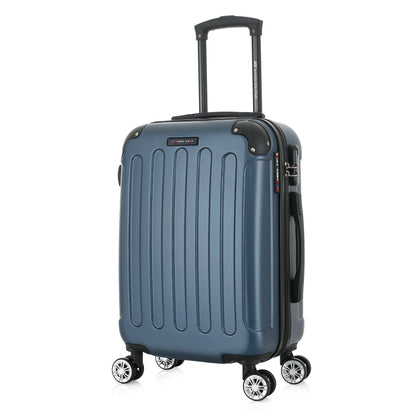 Valise bleue de notre collection American Star Miami, taille S de 3/4