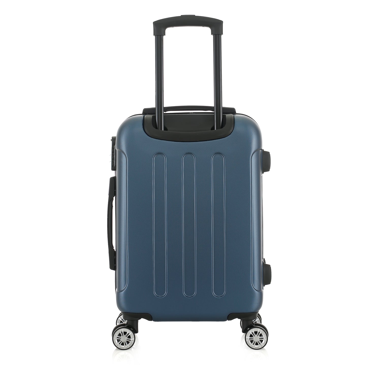 Valise bleue de notre collection American Star Miami, taille S de dos