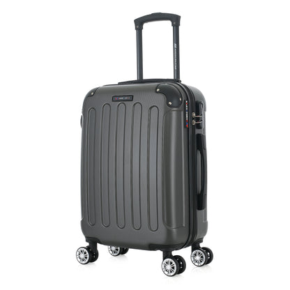 Valise grise de notre collection American Star Miami, taille S de 3/4