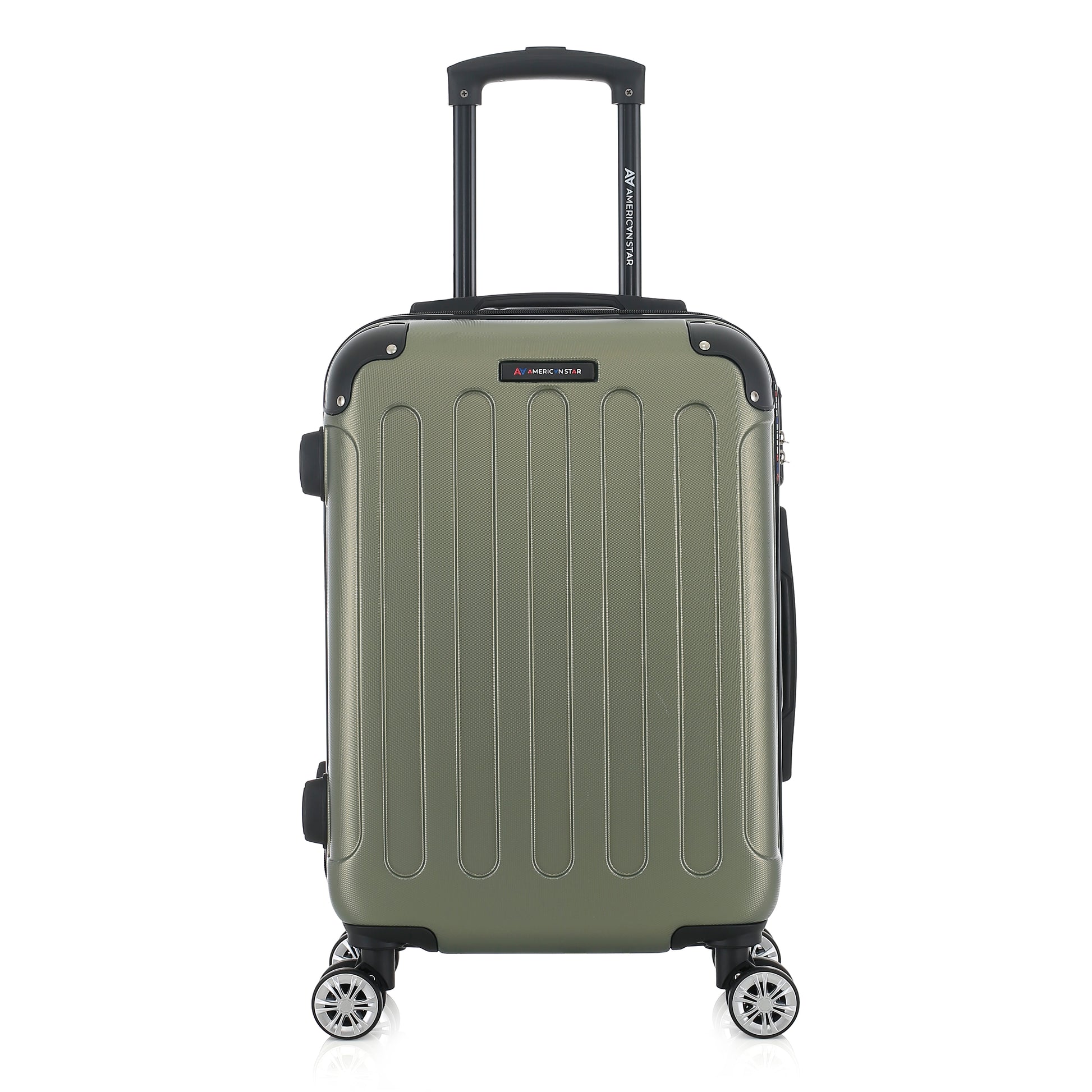 Valise kaki de notre collection American Star Miami, taille S de face
