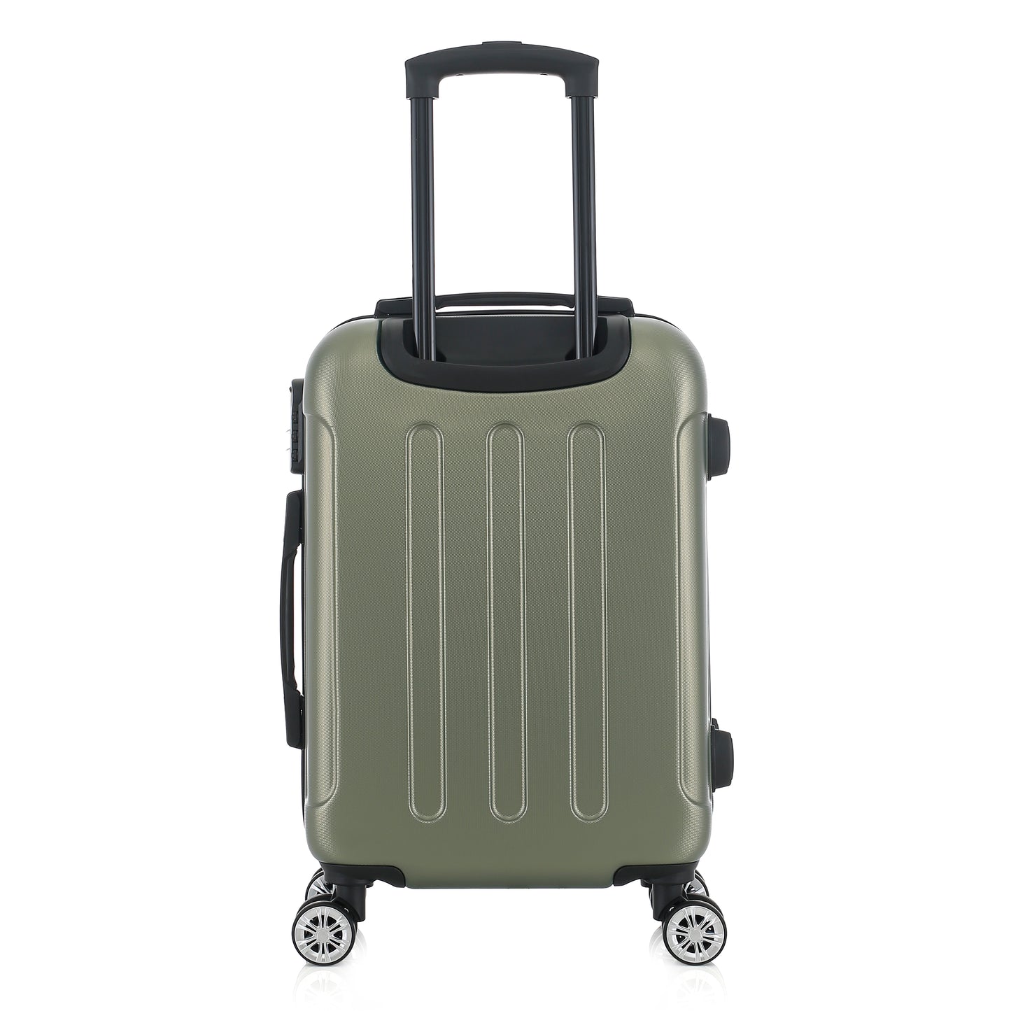 Valise kaki de notre collection American Star Miami, taille S de dos