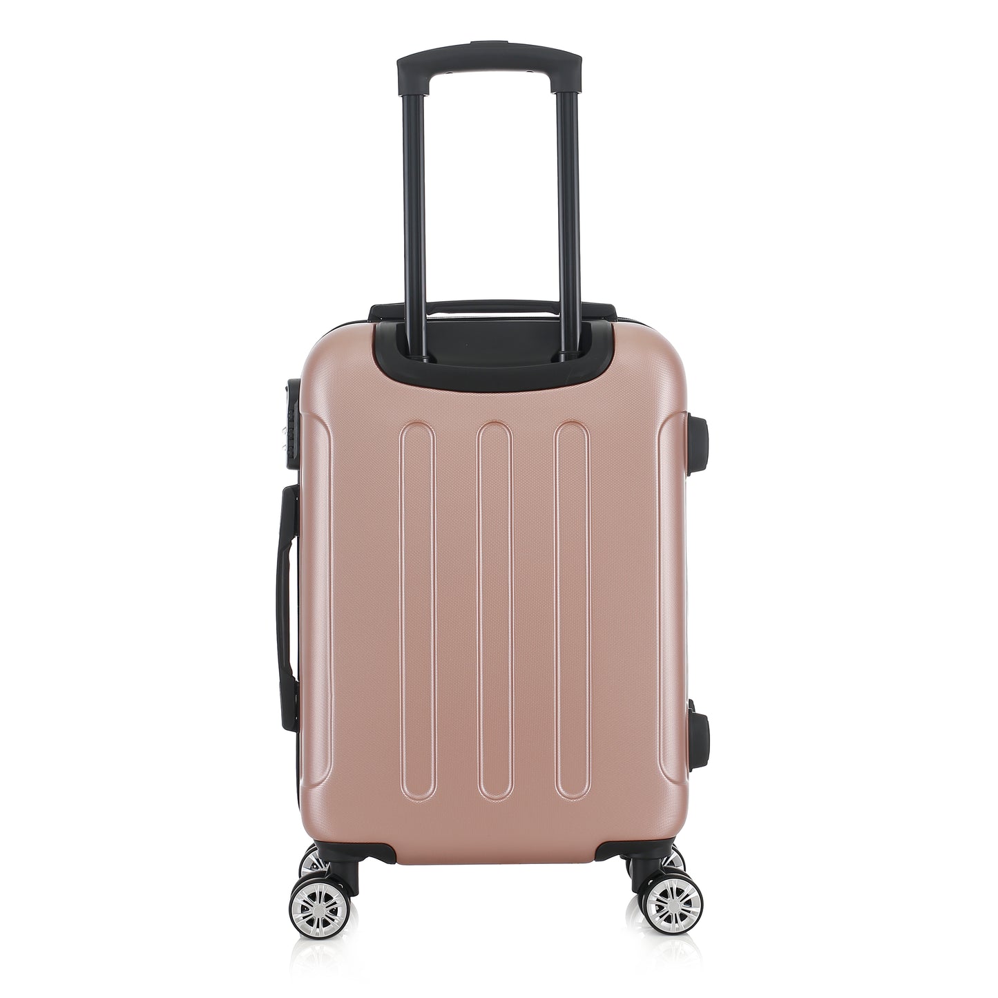 Valise or rose de notre collection American Star Miami, taille S de dos