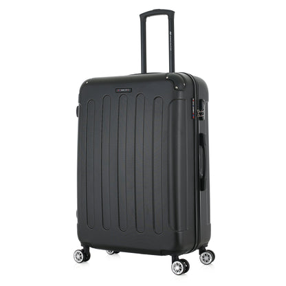 Grande valise noire de 3/4
