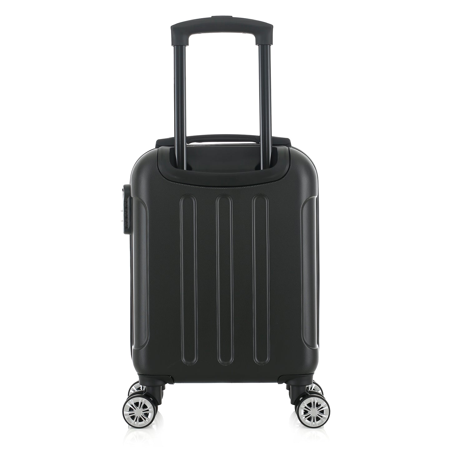 Valise noire de notre collection American Star Miami, taille XS de dos