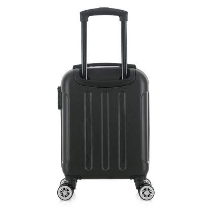 Valise noire de notre collection American Star Miami, taille XS de dos