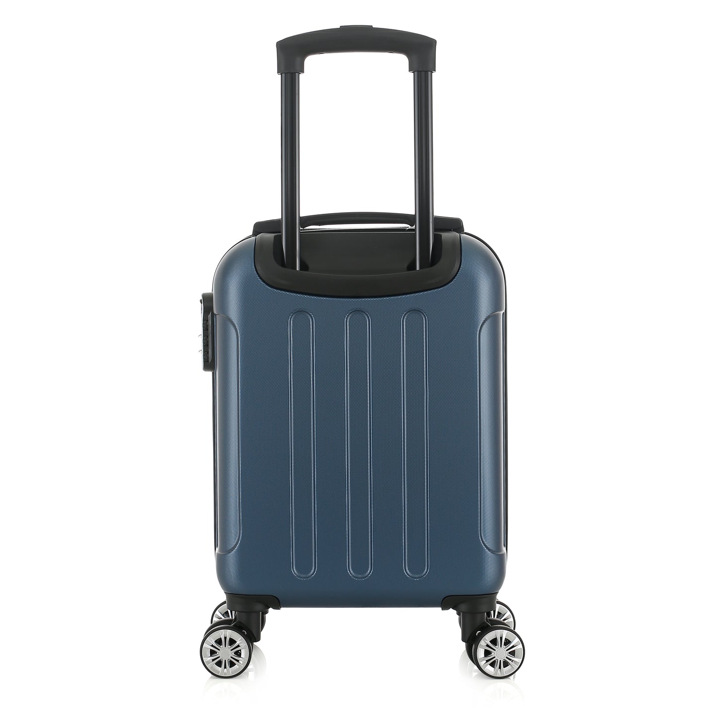 Valise bleue de notre collection American Star Miami, taille XS de dos