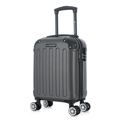 Valise grise de notre collection American Star Miami, taille XS de 3/4