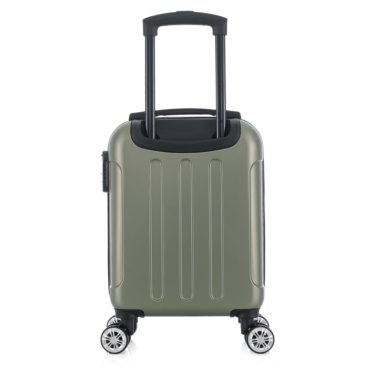 Valise kaki de notre collection American Star Miami, taille XS de dos