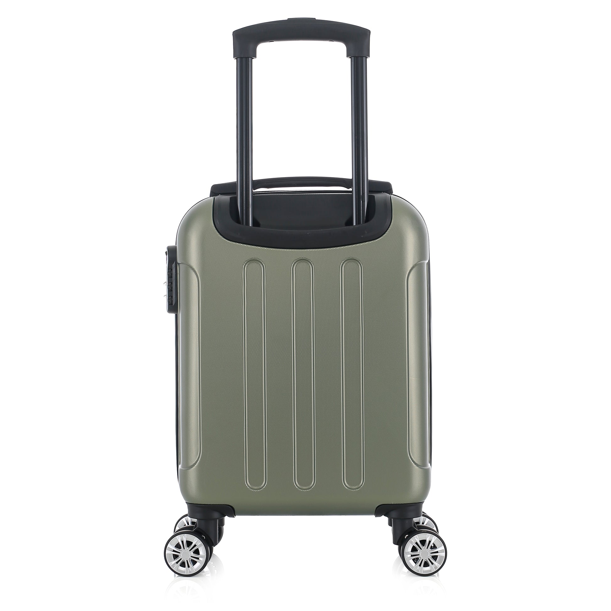 Valise kaki de notre collection American Star Miami, taille XS de dos