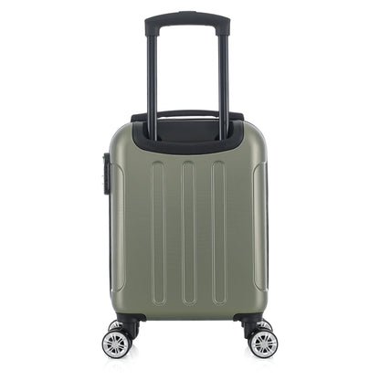 Valise kaki de notre collection American Star Miami, taille XS de dos