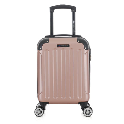 Valise or rose de notre collection American Star Miami, taille XS de face
