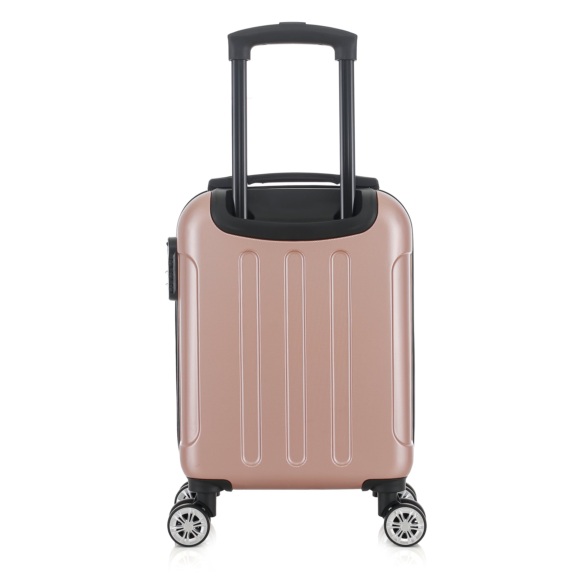 Valise or rose de notre collection American Star Miami, taille XS de dos