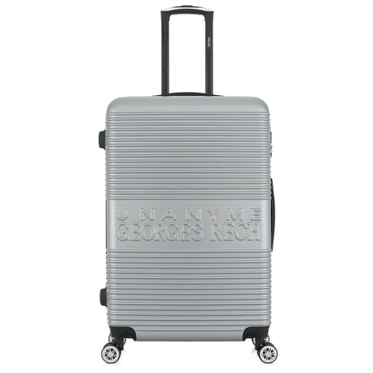 Valise silver de notre collection Georges Rech, Milan, taille L, de face
