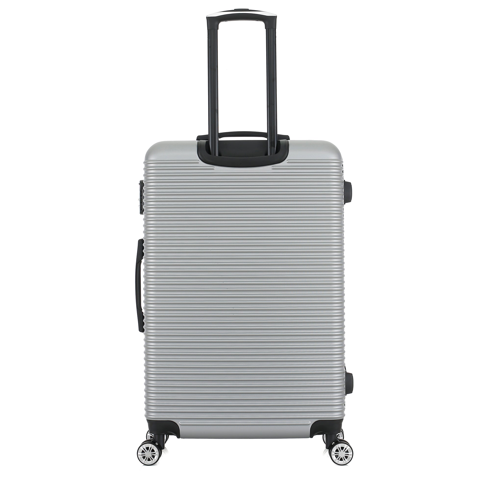 Valise silver de notre collection Georges Rech, Milan, taille L, de dos
