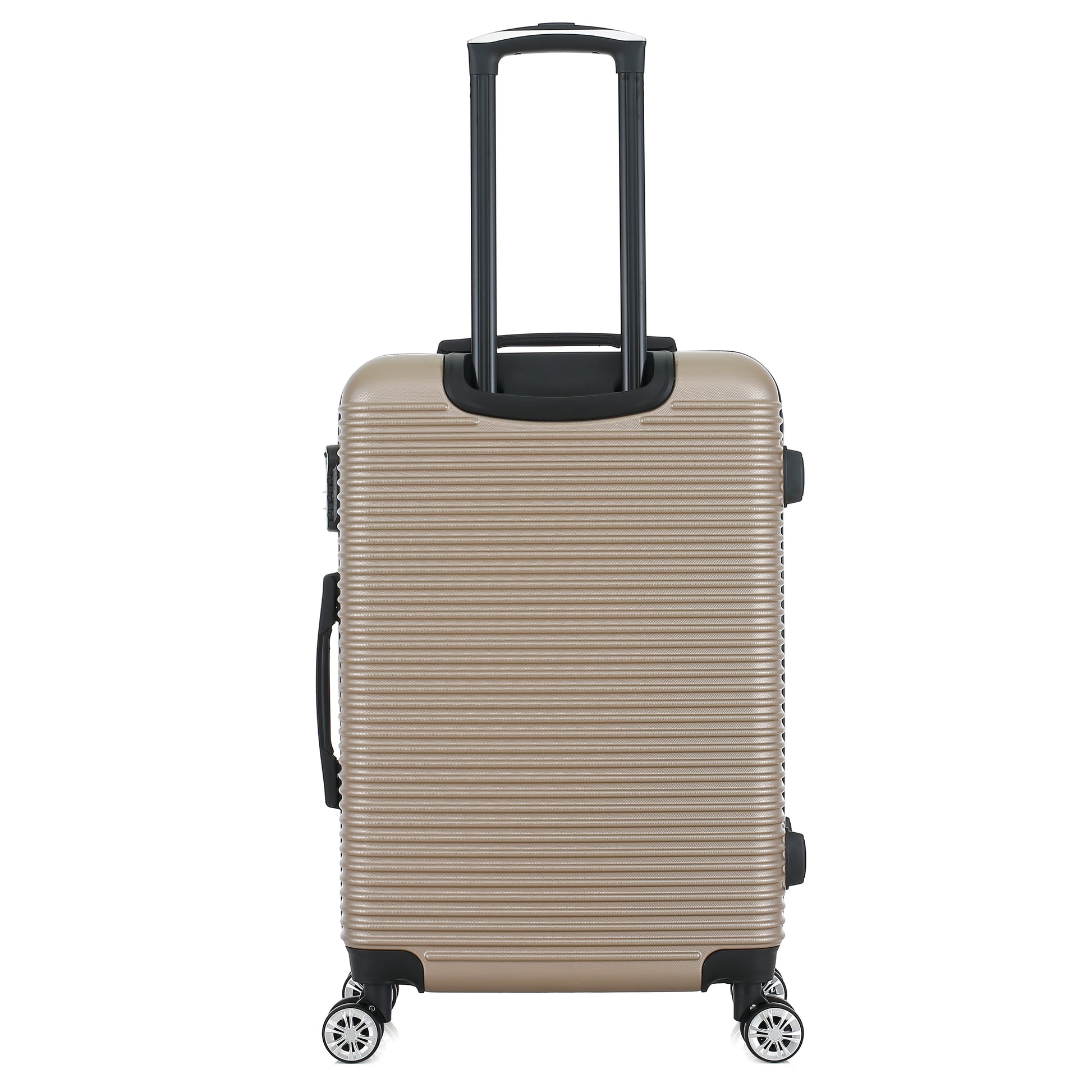 Valise beige de notre collection Georges Rech, Milan, taille M, de dos
