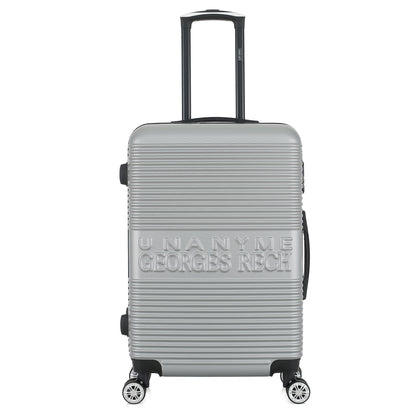 Valise silver de notre collection Georges Rech, Milan, taille M, de face
