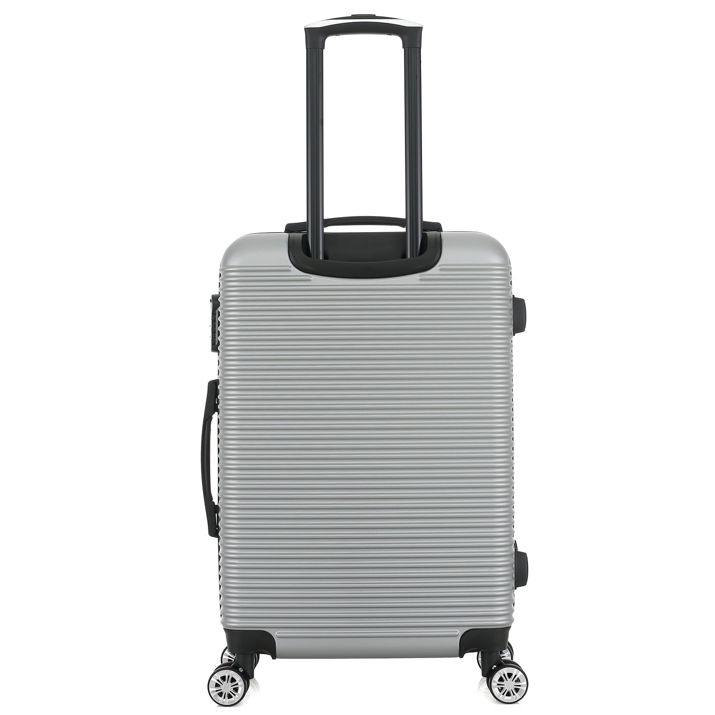 Valise silver de notre collection Georges Rech, Milan, taille M, de dos
