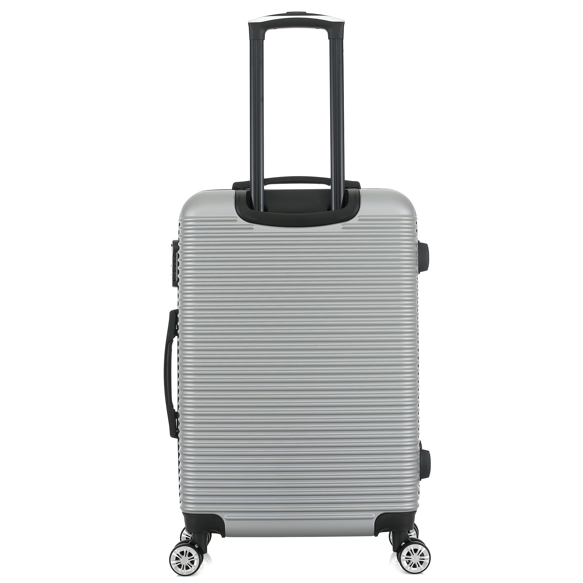 Valise silver de notre collection Georges Rech, Milan, taille M, de dos
