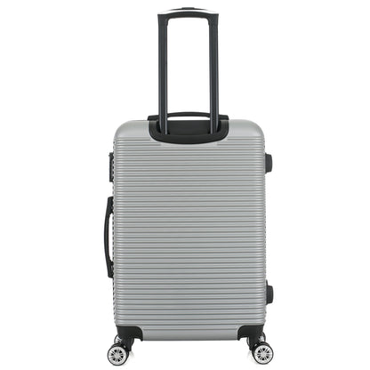 Valise silver de notre collection Georges Rech, Milan, taille M, de dos
