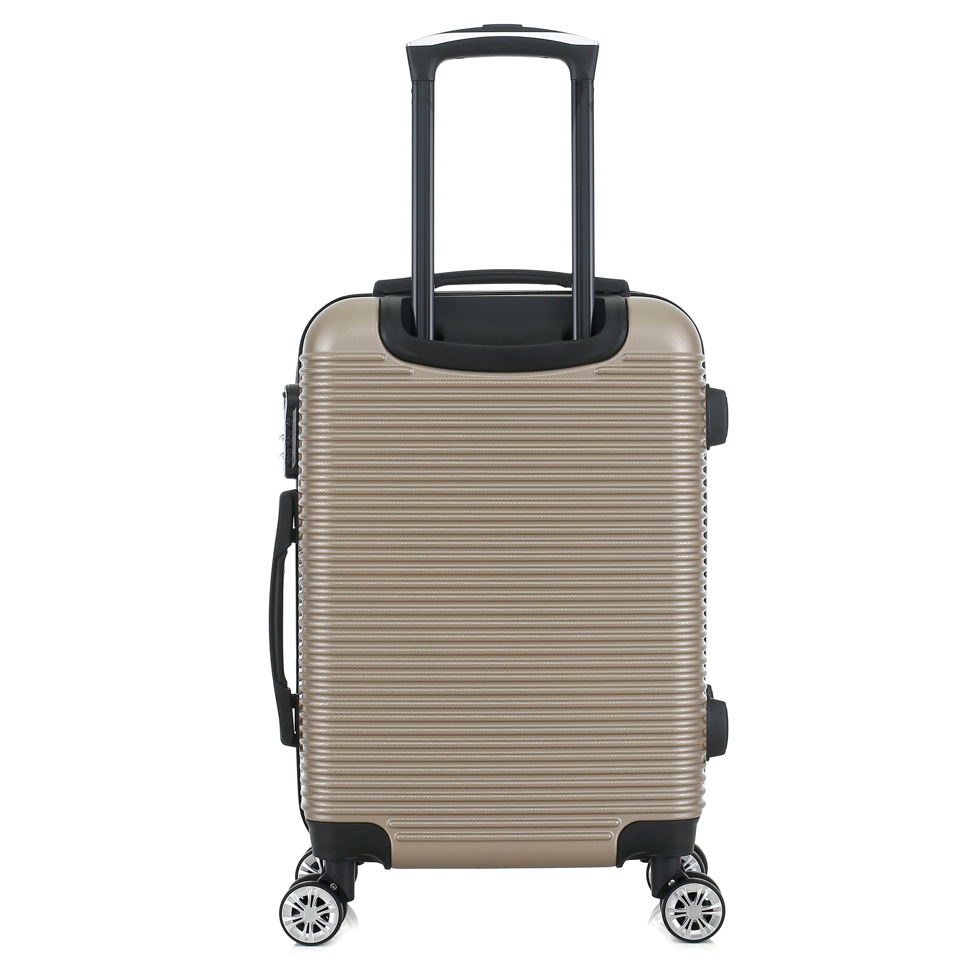 Valise beige de notre collection Georges Rech, Milan, taille S, de dos
