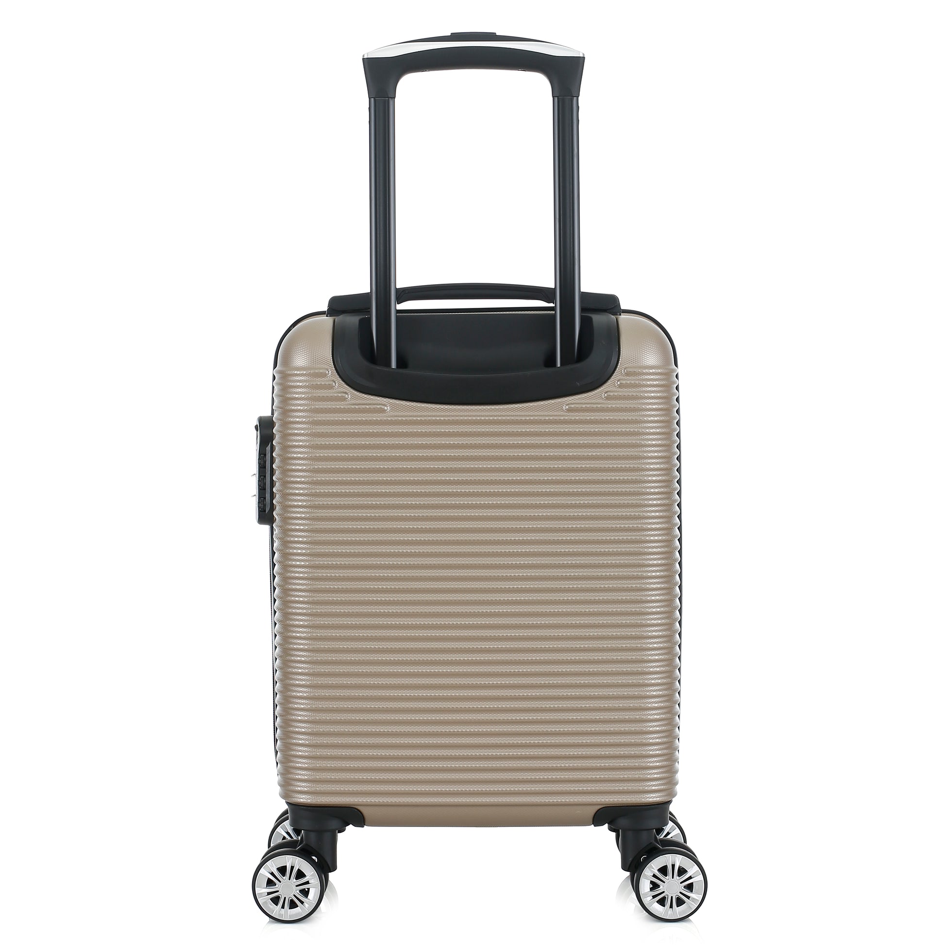 Valise beige de notre collection Georges Rech, Milan, taille XS, de dos
