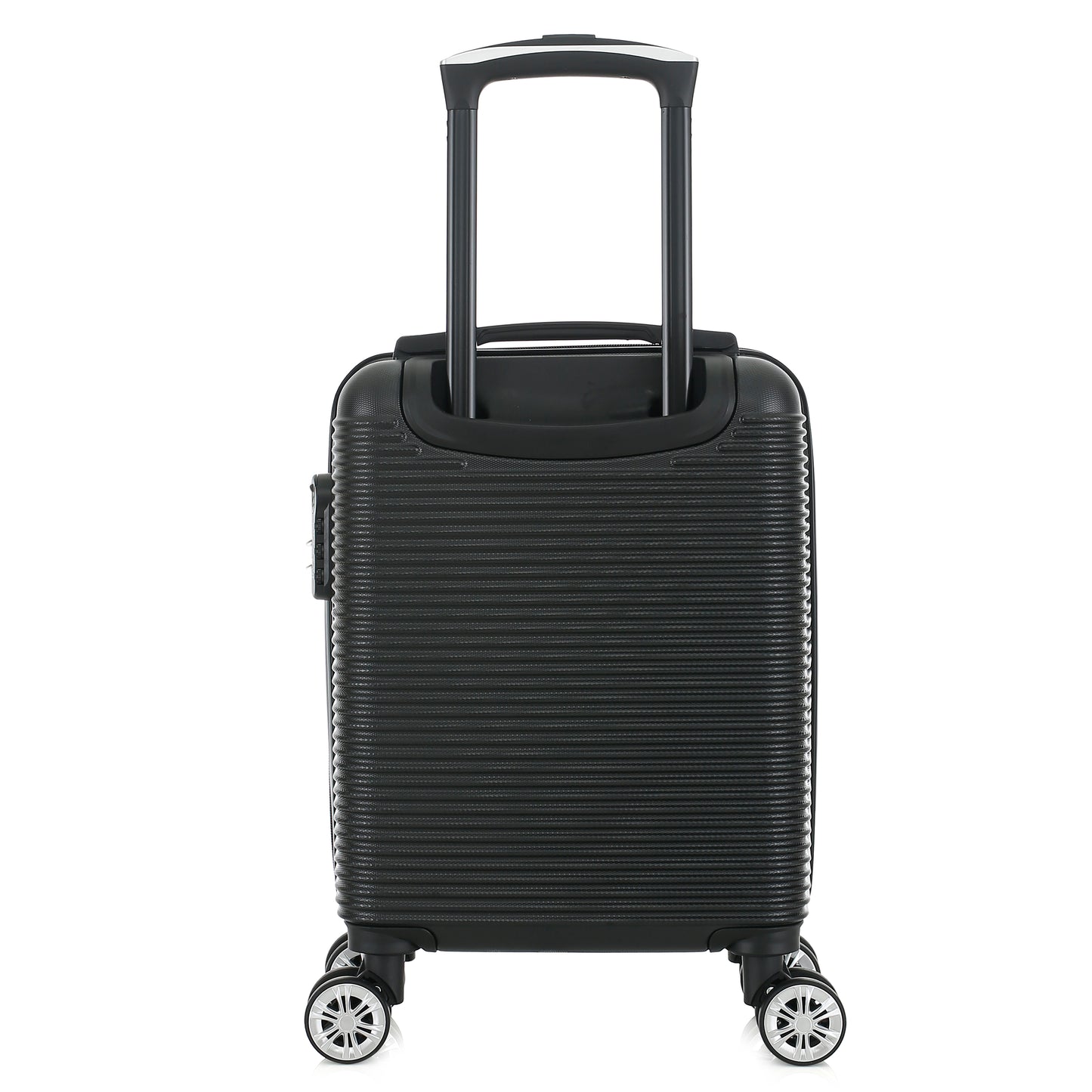 Valise noire de notre collection Georges Rech, Milan, taille XS, de dos