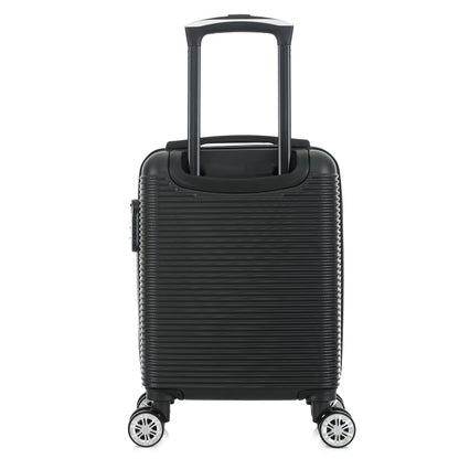 Valise noire de notre collection Georges Rech, Milan, taille XS, de dos