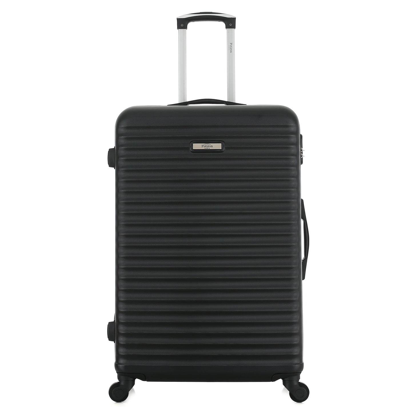 Valise noire de notre collection Potiron Paris, Montmartre, taille L, de face
