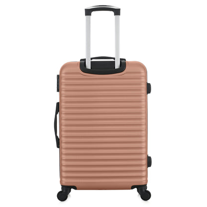 Valise rose de notre collection Potiron Paris, Montmartre, de dos
