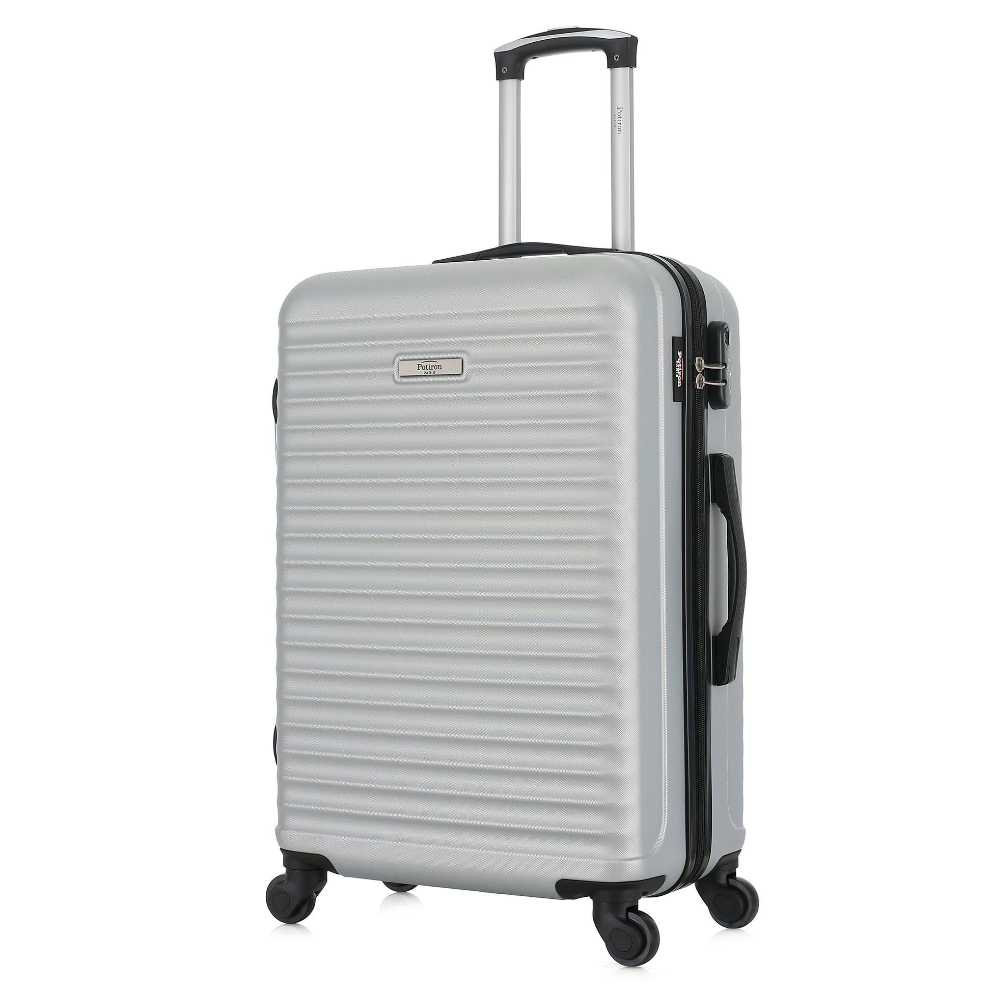 Valise silver de notre collection Potiron Paris, Montmartre, de 3/4
