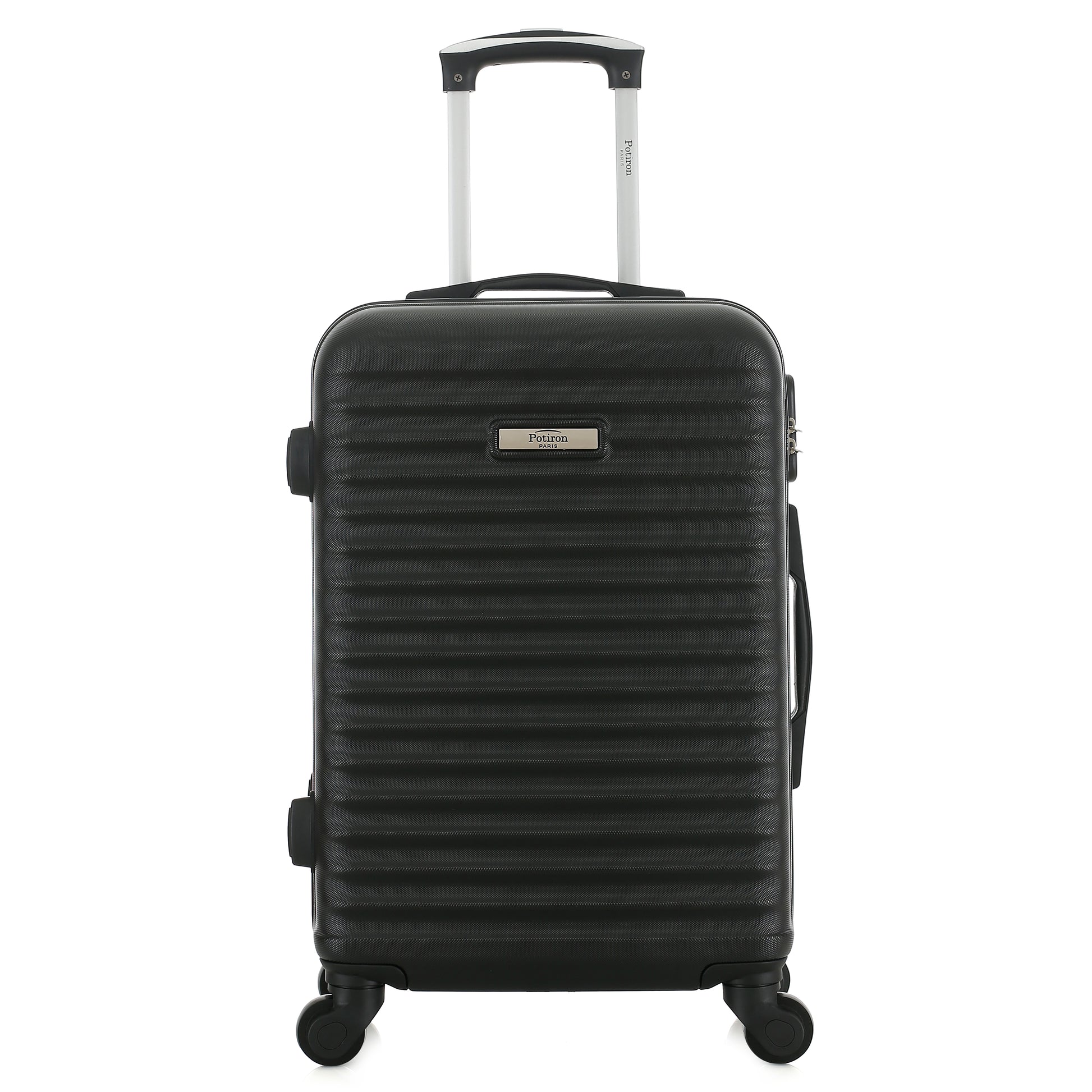 Valise noire de notre collection Potiron Paris, Montmartre, de face