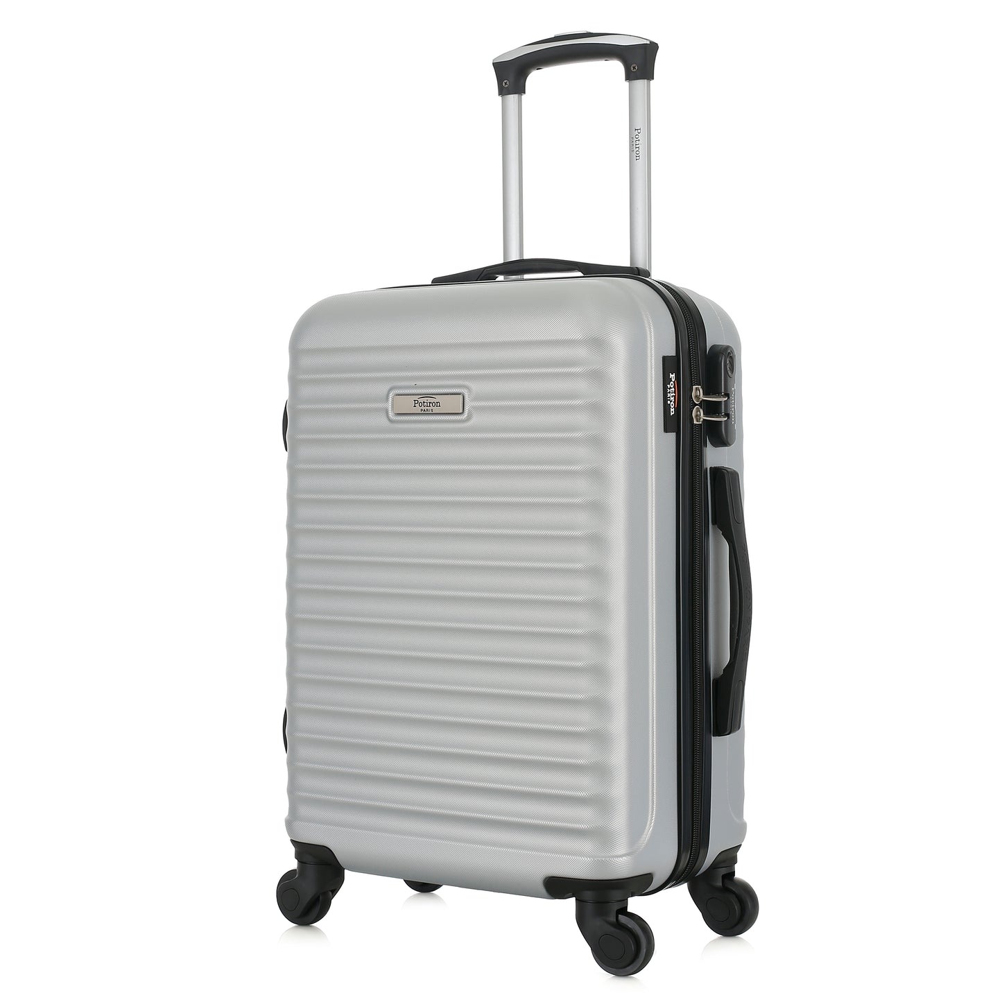 Valise silver de notre collection Potiron Paris, Montmartre, de 3/4