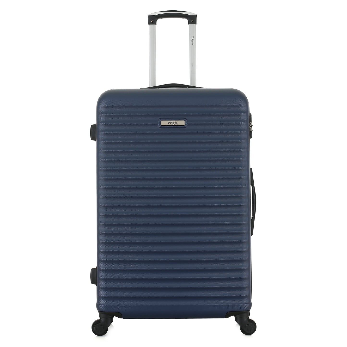 Grande valise noire de face
