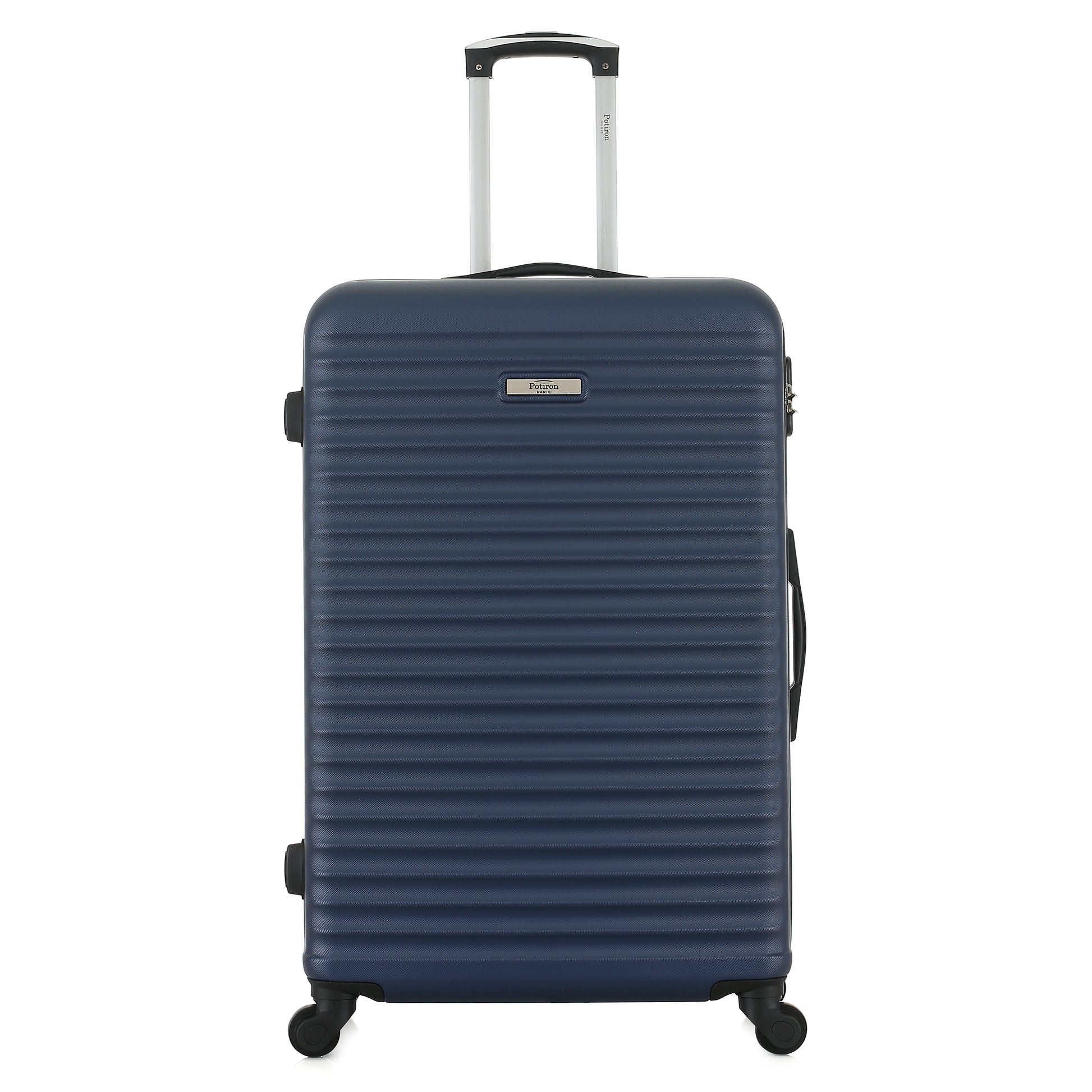 Grande valise noire de face
