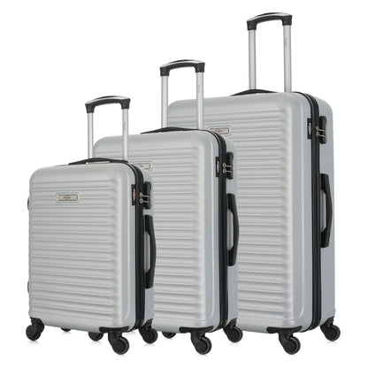 Set de 3 valises silver de notre collection Potiron Paris, Montmartre, de côté