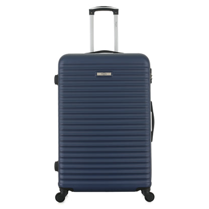 Valise bleue de notre collection Potiron Paris, Montparnasse, taille L, de face
