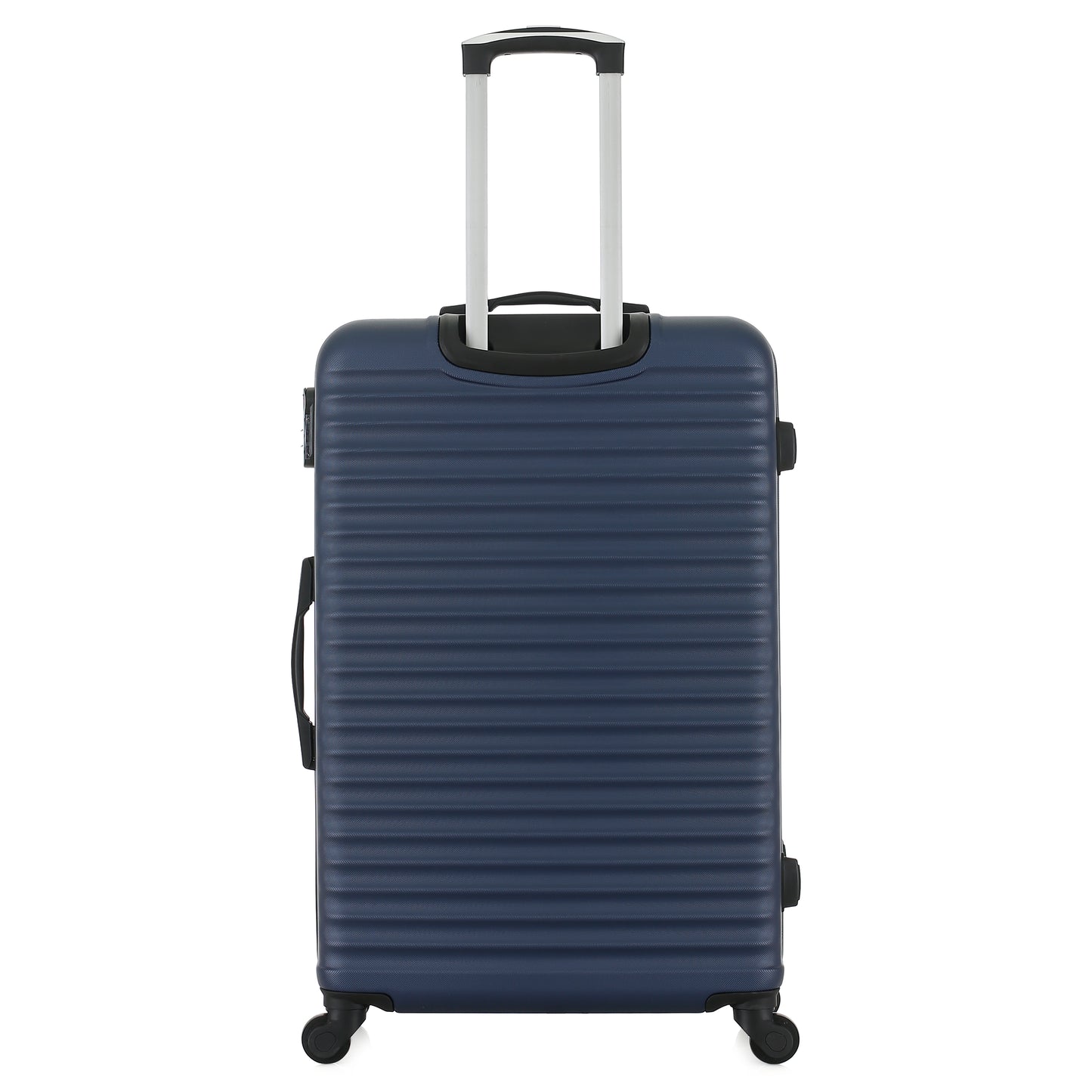 Valise bleue de notre collection Potiron Paris, Montparnasse, taille L, de dos
