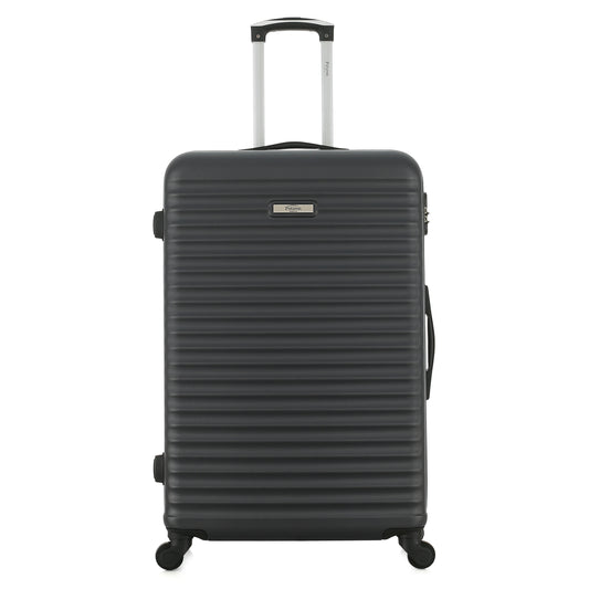 Valise grise de notre collection Potiron Paris, Montparnasse, taille L, de face
