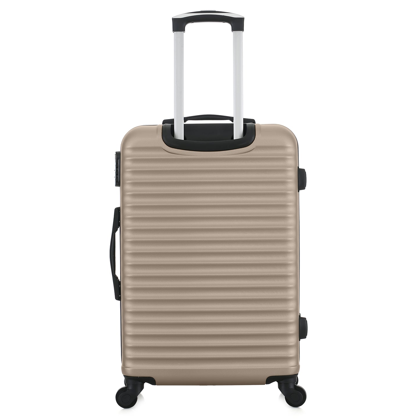 Valise beige de notre collection Potiron Paris, Montparnasse, taille M, de dos
