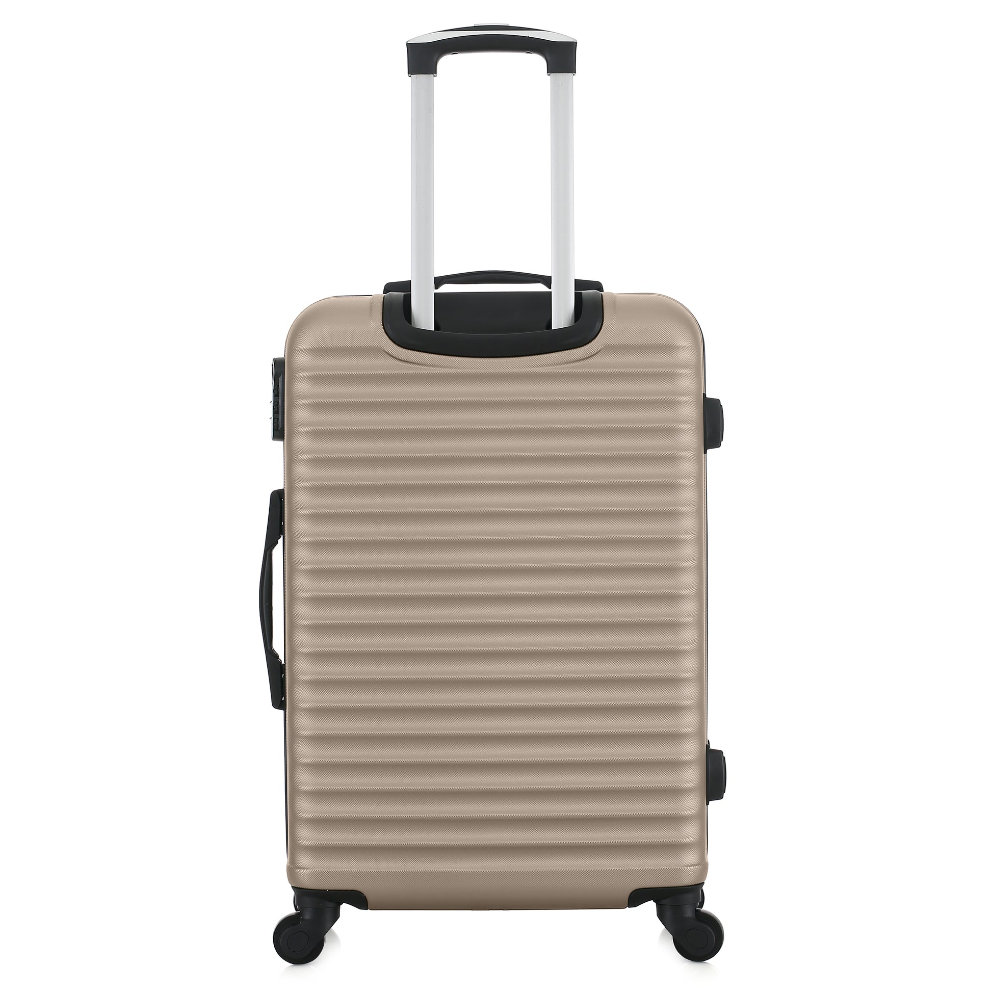 Valise beige de notre collection Potiron Paris, Montparnasse, taille M, de dos
