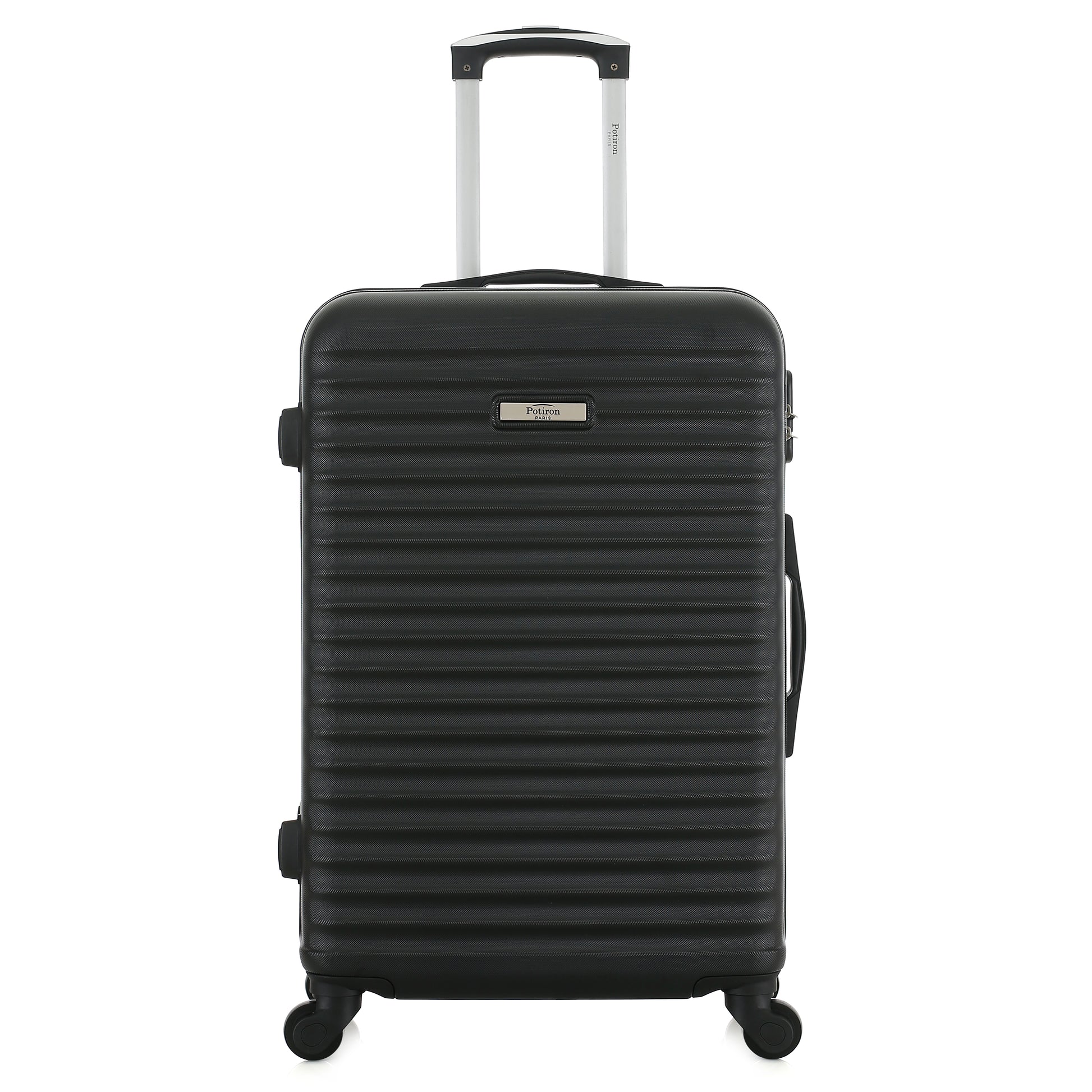 Valise noire de notre collection Potiron Paris, Montparnasse, taille M, de face
